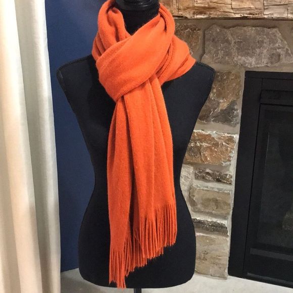 Accessories - Cold Weather Scarf, One Size, Burnt Orange
